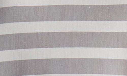 Shop Bobeau Striped Polo Dress In H. Grey/ivory