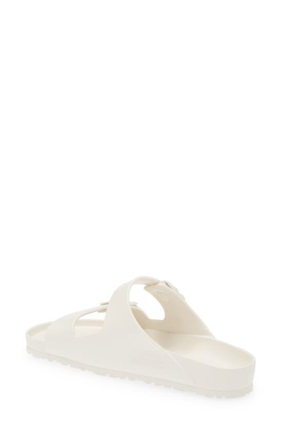 Shop Birkenstock Essentials Arizona Waterproof Slide Sandal In Eggshell