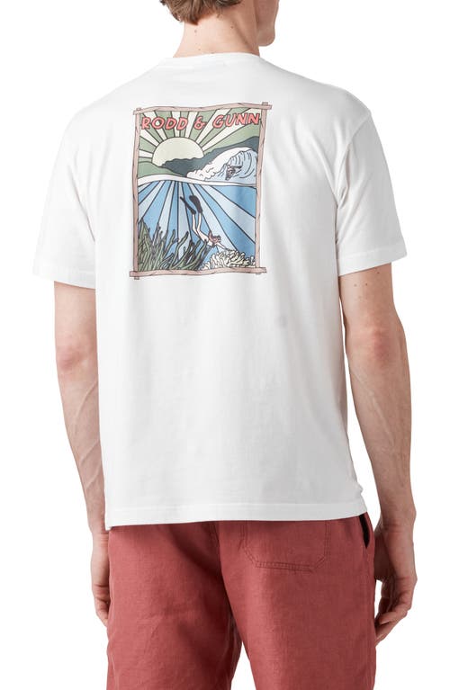 Rodd & Gunn Shipwreck Bay Graphic Tee In Snow