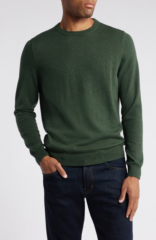 NORDSTROM NORDSTROM COTTON & CASHMERE CREWNECK SWEATER 