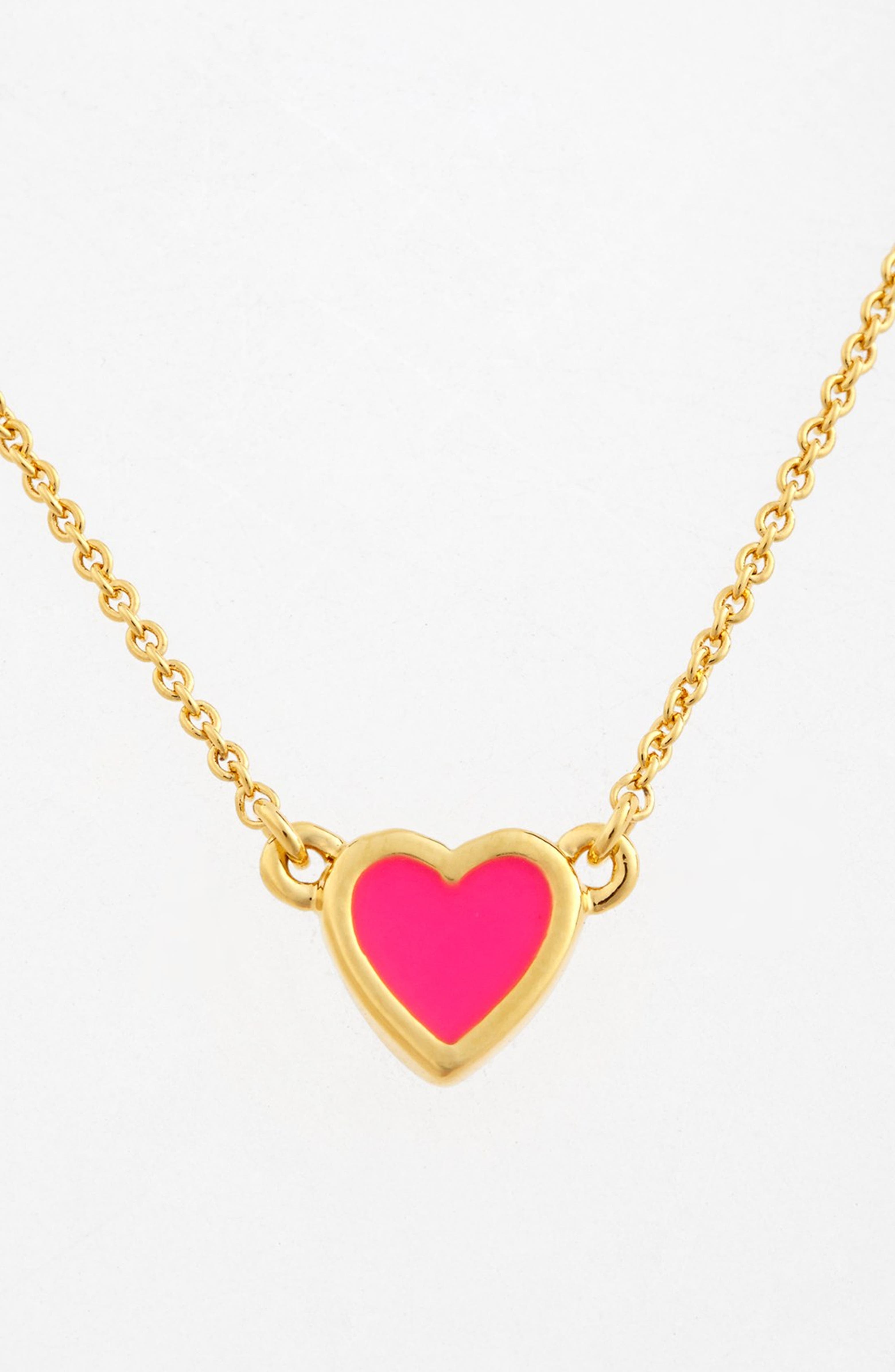 kate spade new york 'be mine' heart pendant necklace | Nordstrom
