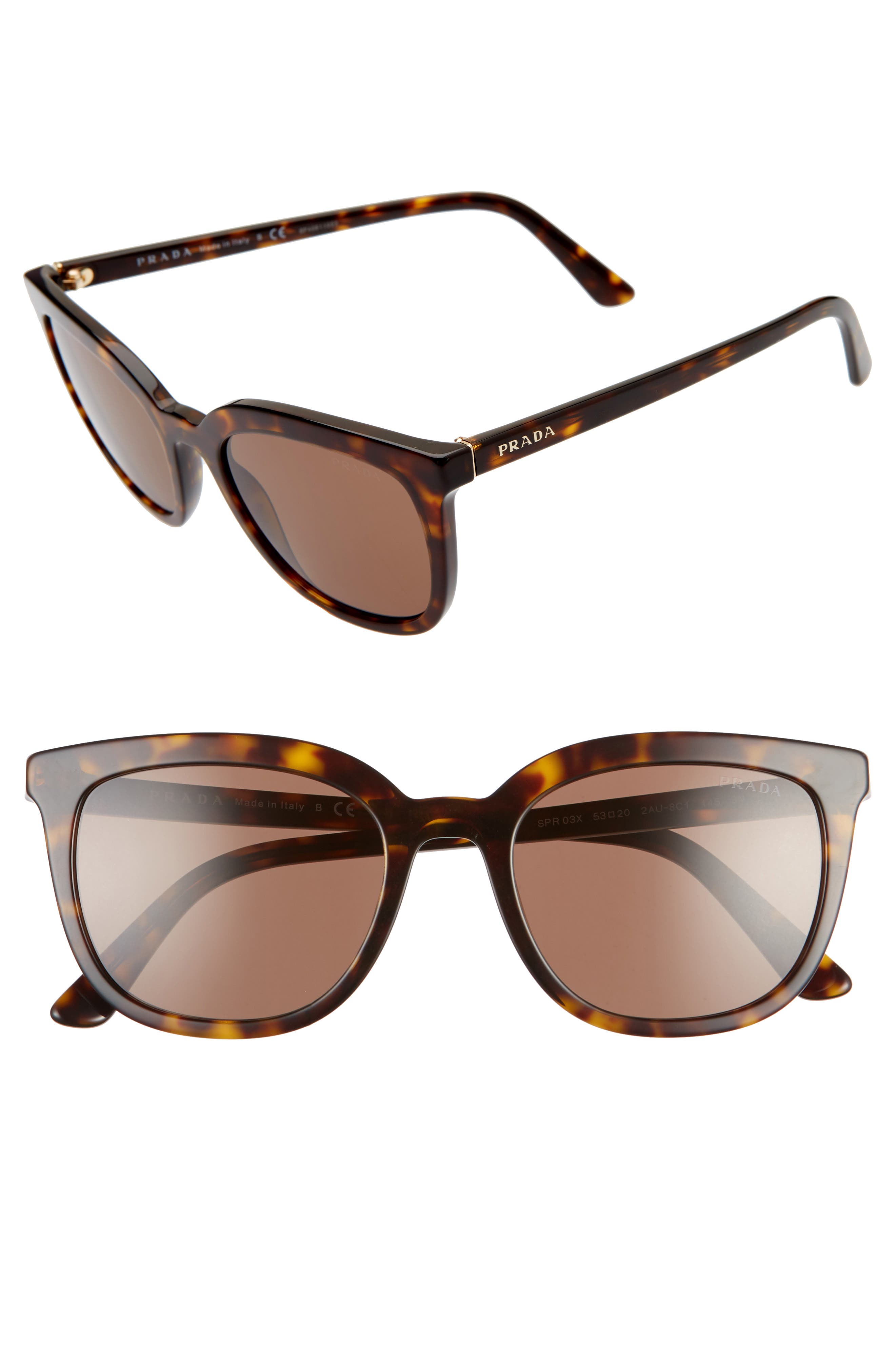 Prada heritage 56mm square sunglasses best sale