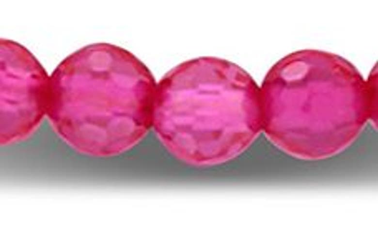 Delmar Beaded Chain Necklace In Ruby