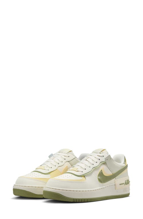 Nike Air Force 1 Shadow Sneaker Sail/Oil Green/Ivory at Nordstrom,