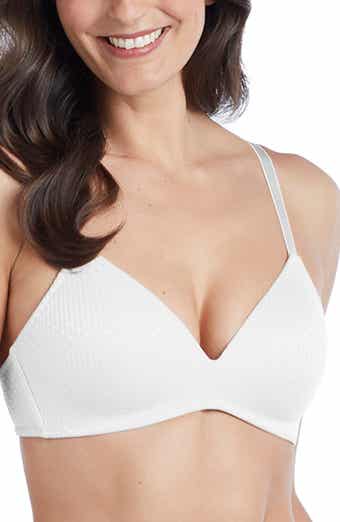 ELLEN TRACY Everyday T-Shirt Bra with Underwire and Adjustable Straps -  2-Pack Multipack - 34B Holiday Red/Sunbeige : Clothing, Shoes & Jewelry 