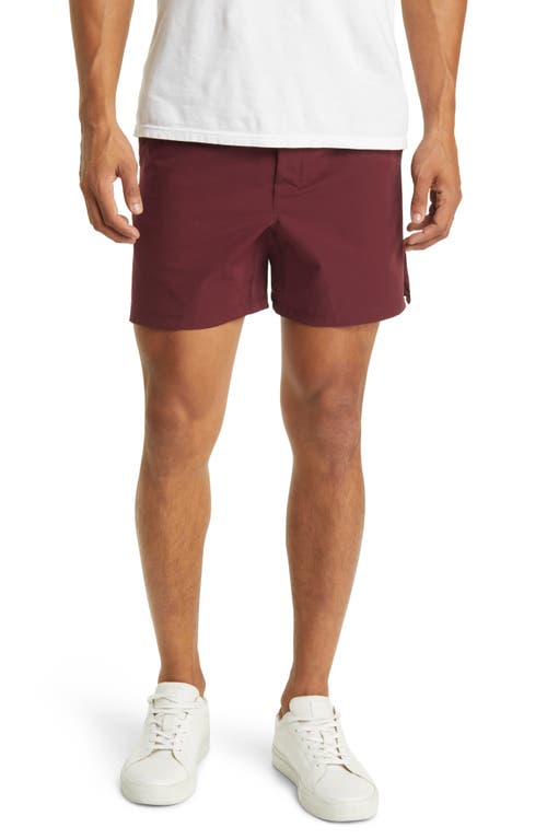 Flex 5-Inch Golf Shorts in Maroon