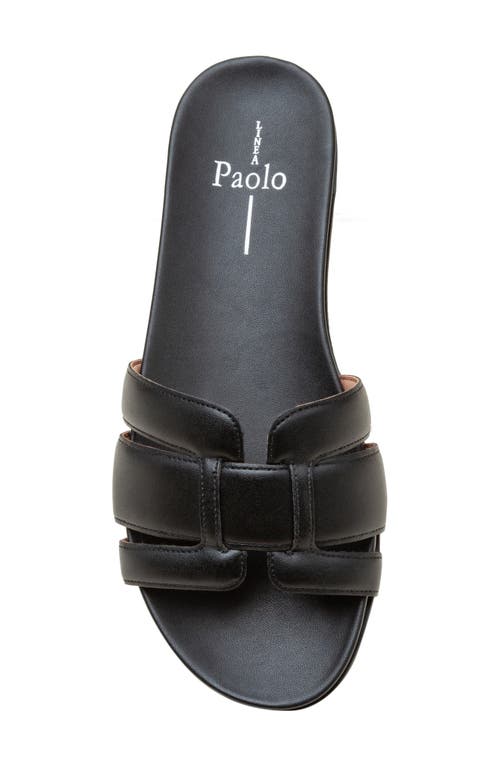 Shop Linea Paolo Landry Slide Sandal In Black