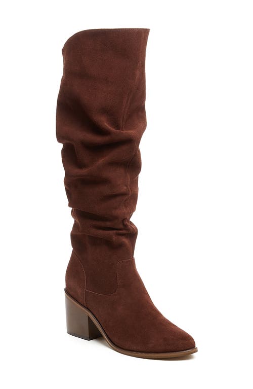Kelsi Dagger Brooklyn Easton Slouch Knee High Boot Chocolate at Nordstrom,