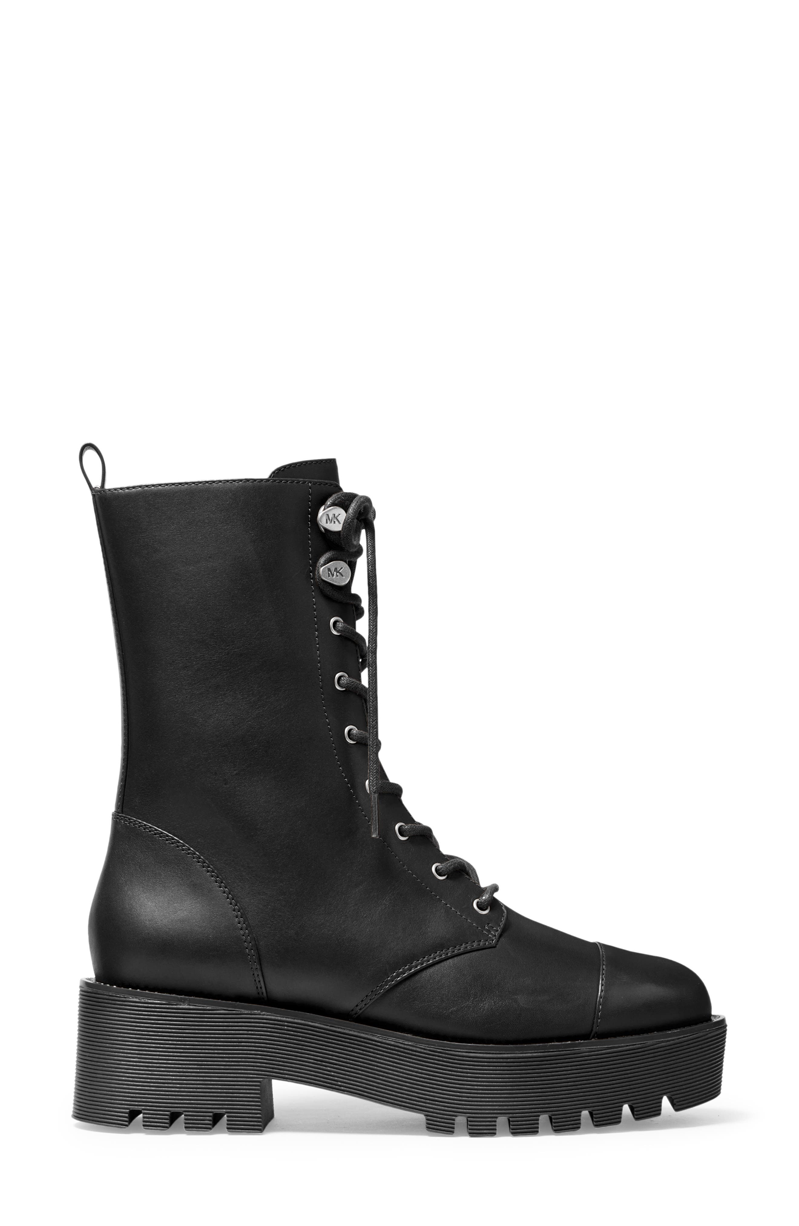 platform army boots