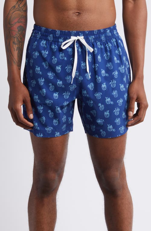 Chubbies Classic Lined 5.5-Inch Swim Trunks Navy at Nordstrom