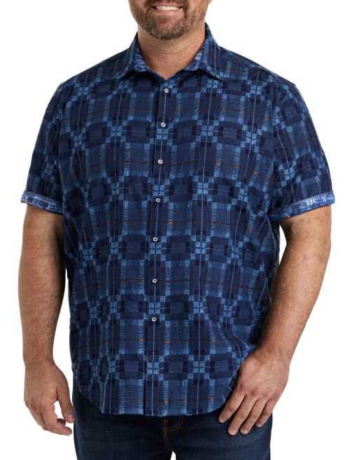 Shop Robert Graham Aizome Sport Short In Navy