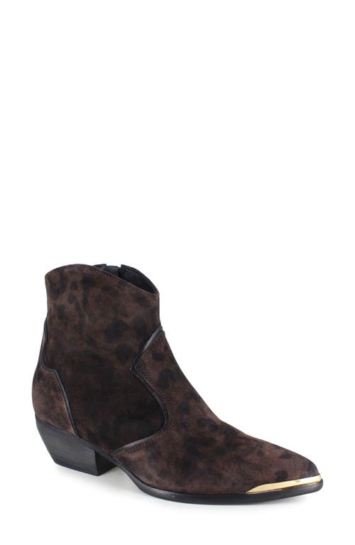 Gretchen Western Boot in Brown Leather