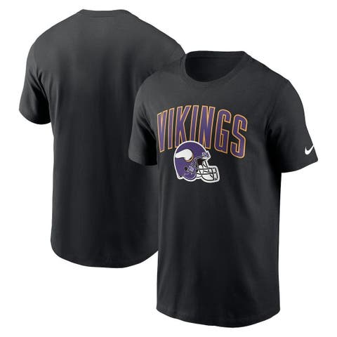 Men's Nike Heathered Charcoal/Purple Minnesota Vikings Performance Hoodie T- Shirt