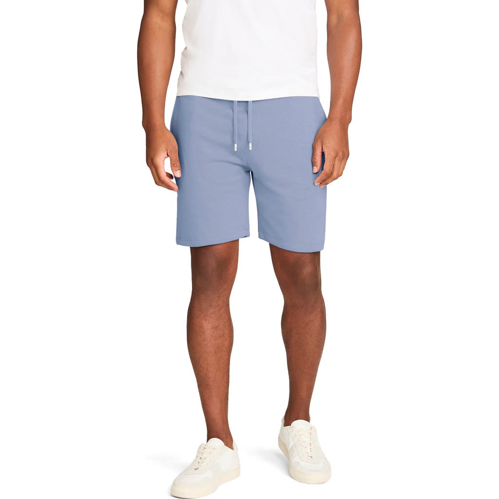 Tommy John French Terry Drawstring Shorts In Country Blue