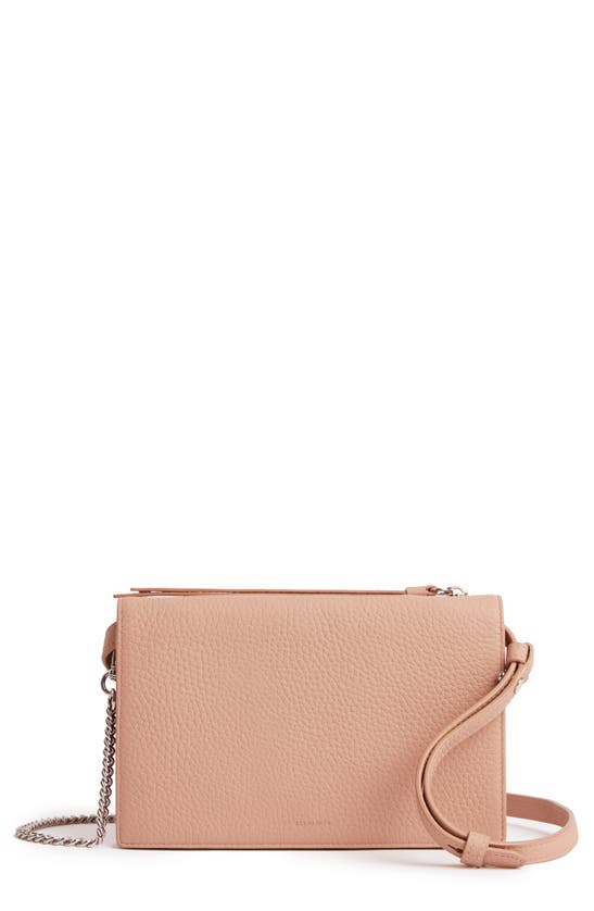 Allsaints Fetch Leather Bag In Dusty Lilac