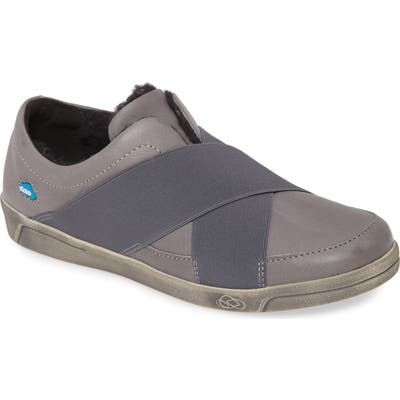 Cloud April Wool Lined Sneaker, Grey