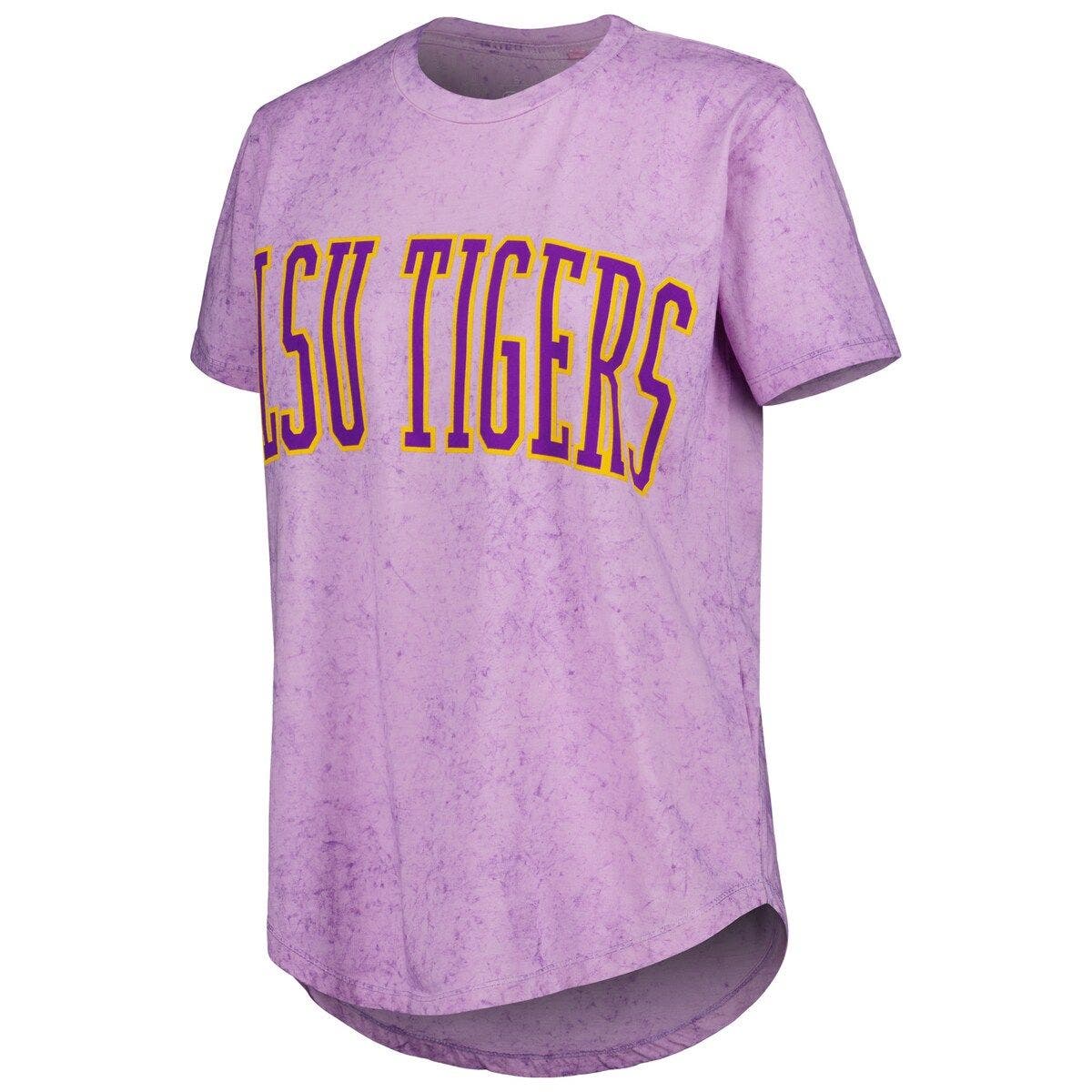 PRESSBOX Women's Pressbox Purple LSU Tigers Southlawn Sun-Washed T ...