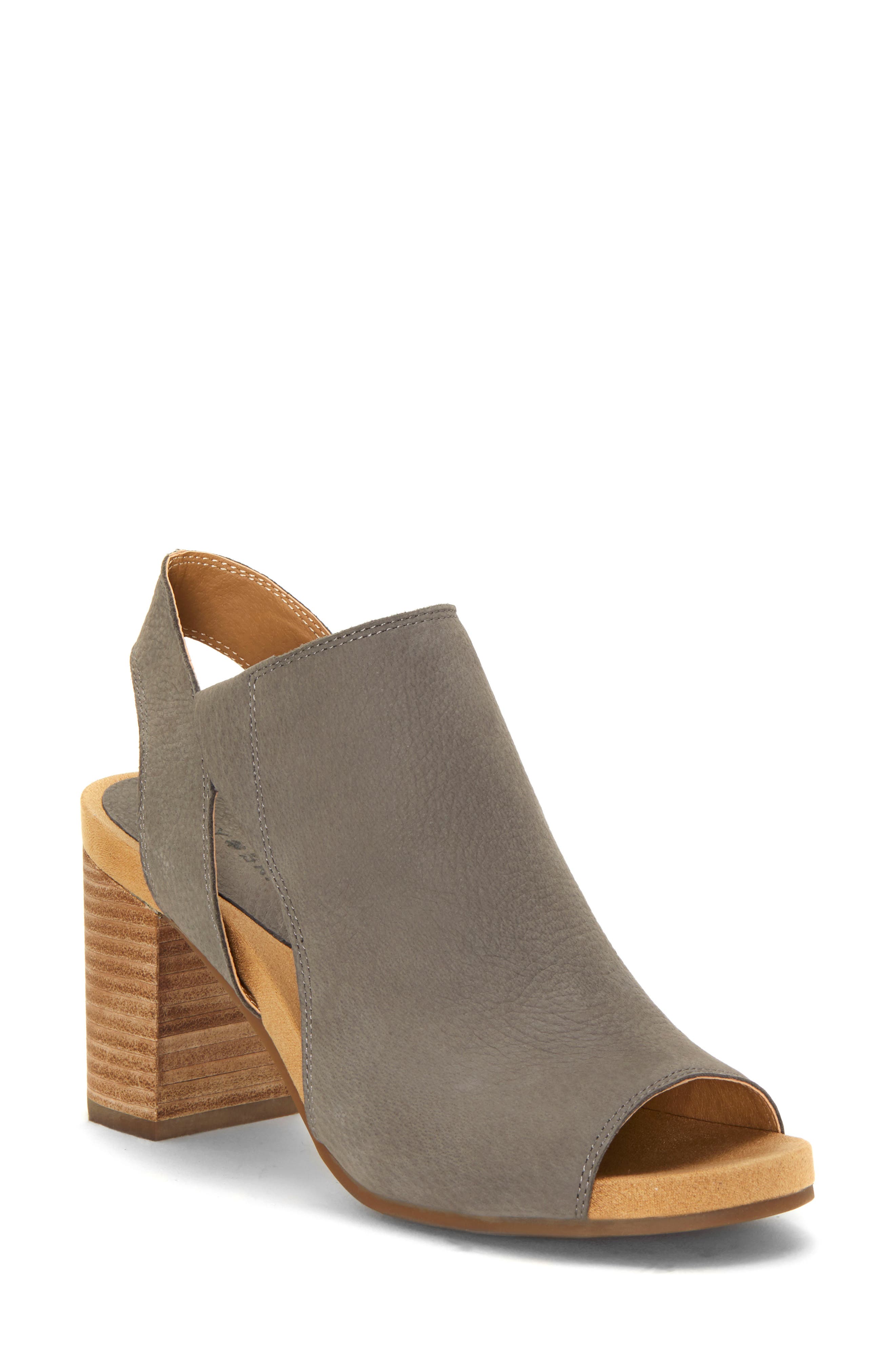 Lucky Brand Saundra Shield Slingback Sandal, Metallic