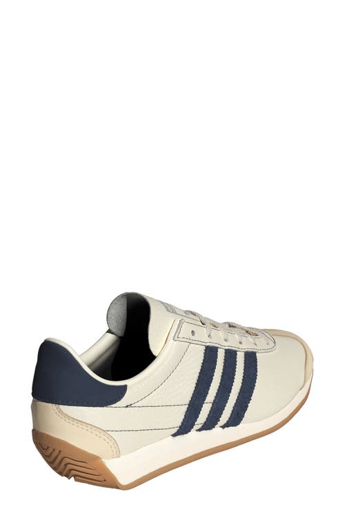 Shop Adidas Originals Adidas Country Low Top Sneaker In Indigo/off White/silver