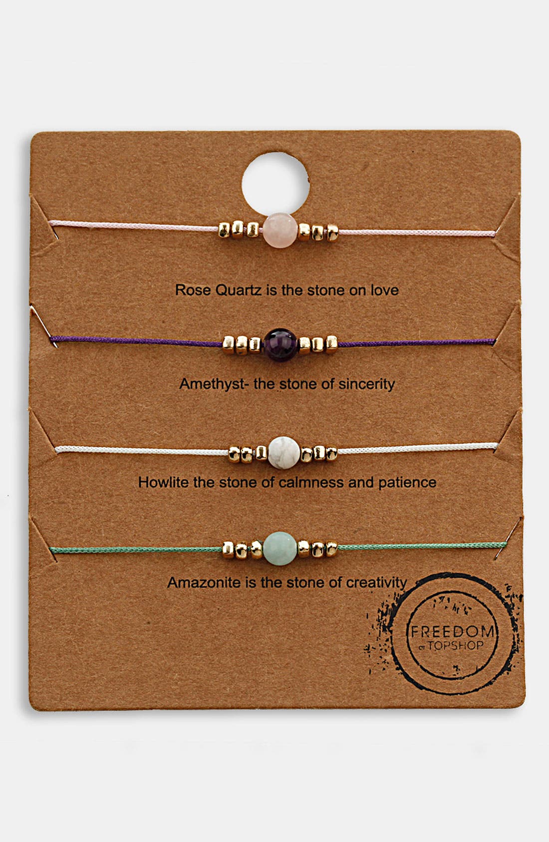 'Message' Friendship Bracelets (Set of 4) Nordstrom