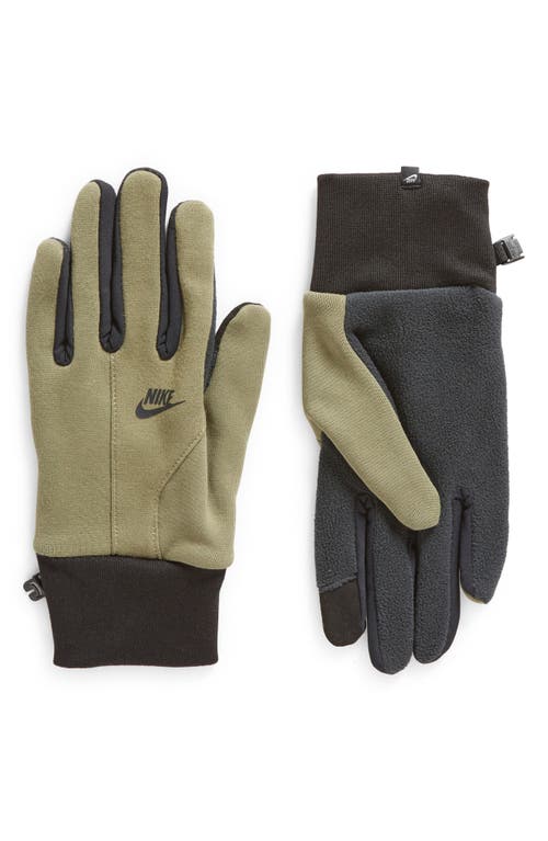 Nike Tech Fleece 2.0 Touchscreen Gloves in Olive at Nordstrom, Size Medium