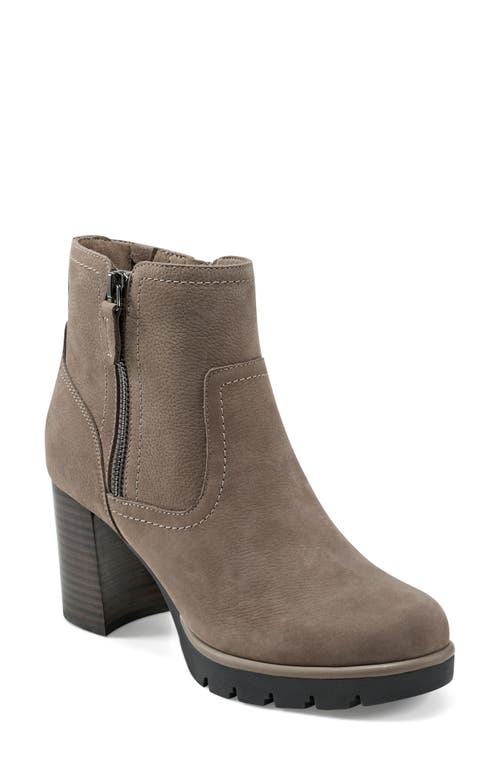 Camber Platform Bootie in Taupe