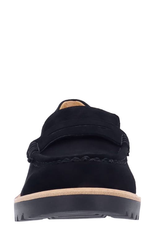 L'amour Des Pieds Yolandi Penny Loafer In Black