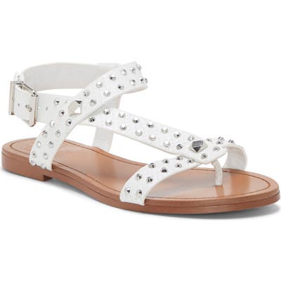 Vince Camuto Ravensa Studded Sandal, White