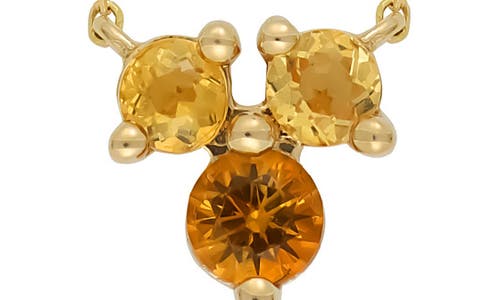 Bony Levy Blc 14k Gold Semiprecious Stone Pendant Necklace In 14k Yellow Gold Citrine