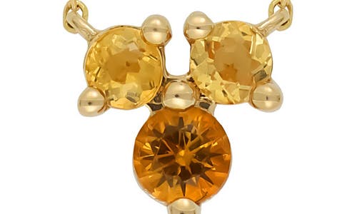 Shop Bony Levy 14k Gold Semiprecious Stone Pendant Necklace In 14k Yellow Gold Citrine