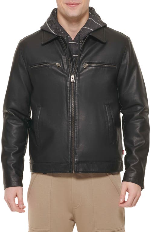 levi's Faux Leather Zip-Up Jacket at Nordstrom,