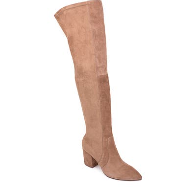 Splendid Poet Over The Knee Boot- Brown