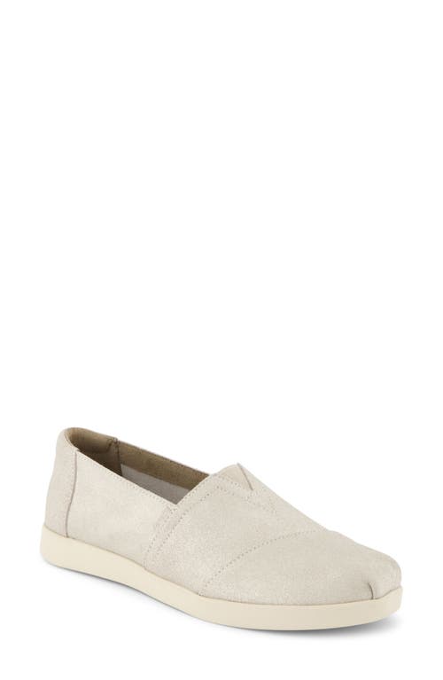 TOMS Alpargata Plus Slip-On Light Silver at Nordstrom,