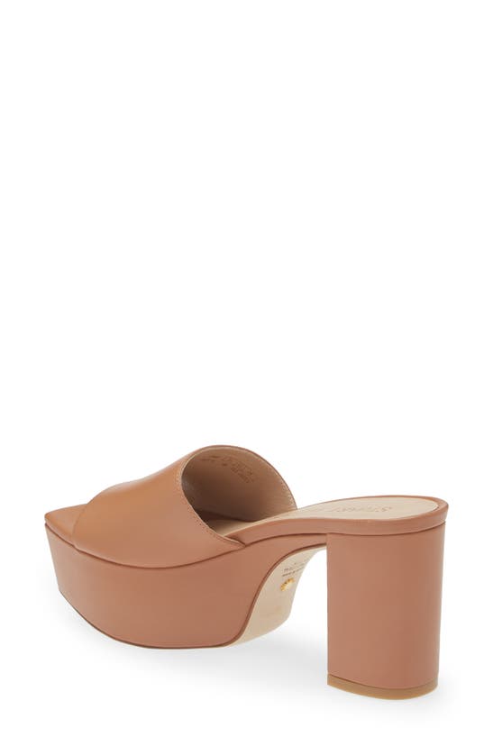 STUART WEITZMAN STUART WEITZMAN SQUAREHIGH PLATFORM 95 SLIDE SANDAL