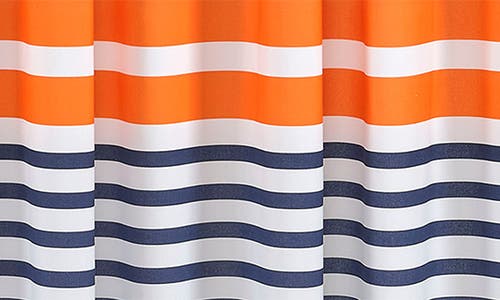 Brooks Brothers Turkish Peshtemal Shower Curtain In Orange