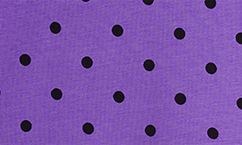 Shop Mini Rodini Kids' Polka Dot Long Sleeve Dress In Purple