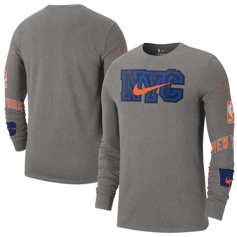 New York Knicks City Edition Men's Nike NBA Long-Sleeve T-Shirt