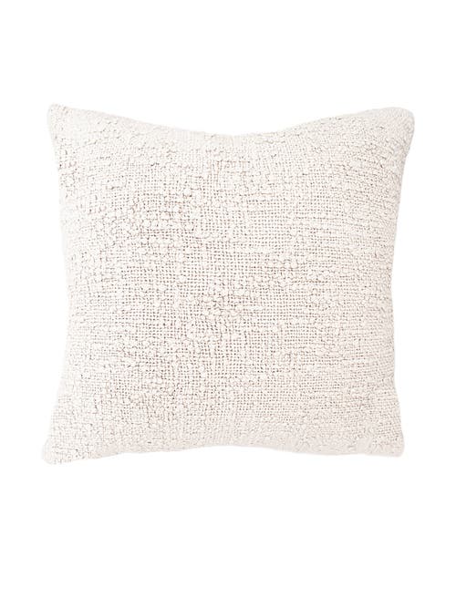 Anaya Cozy Cotton Boucle Pillows Cover Only In White