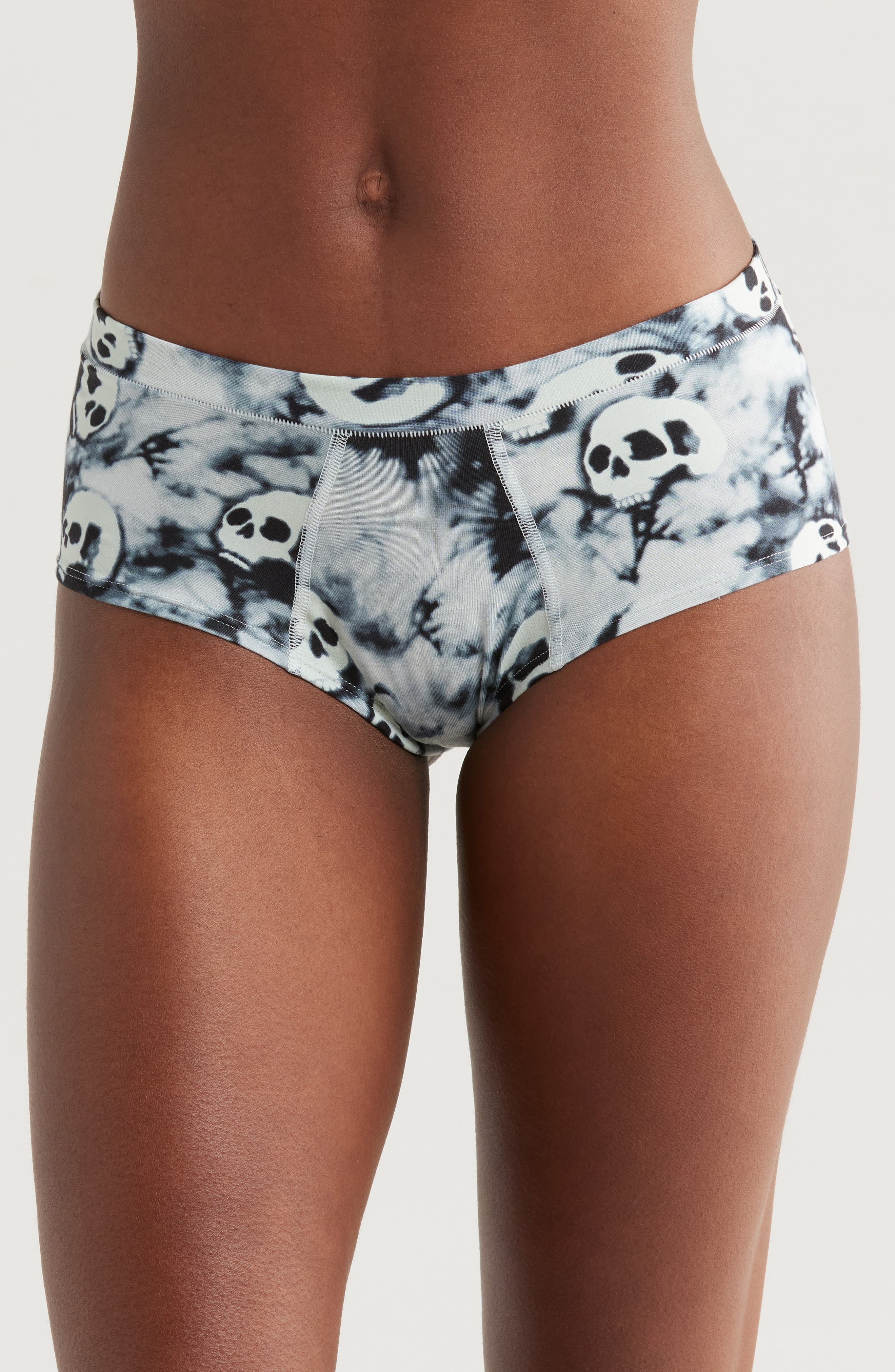MeUndies FeelFree Print Cheeky Briefs in Ghosted 