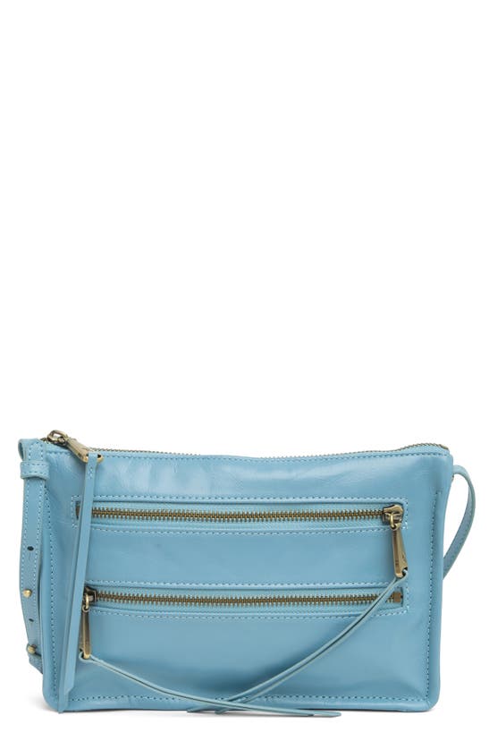 Hobo Mission Leather Crossbody Bag In Blue