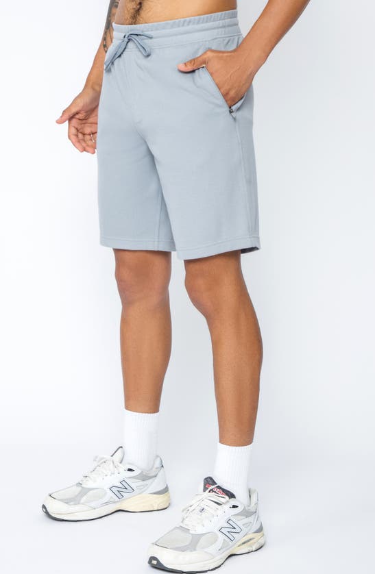 Shop 90 Degree By Reflex Zip Pocket Shorts In Grey
