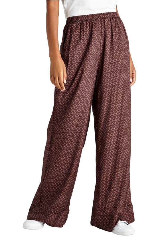 SPLENDID LUMI ABSTRACT PRINT WIDE LEG PANTS