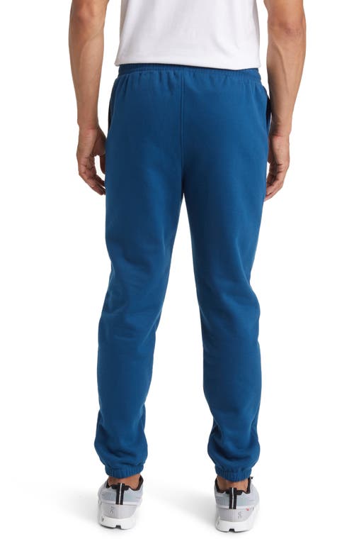 Beyond Yoga Fresh Cut Cotton Blend Sweatpants In Blue Gem