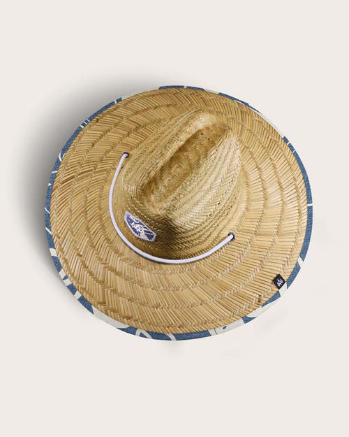 Hemlock Harvey Straw Lifeguard Hat In Smiley Faces
