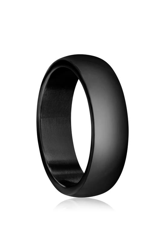 Shop Blackjack Stainless Steel Polished Band Ring