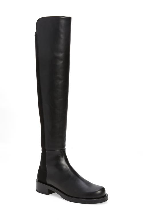 Stuart Weitzman 5050 Bold Over the Knee Boot Black at