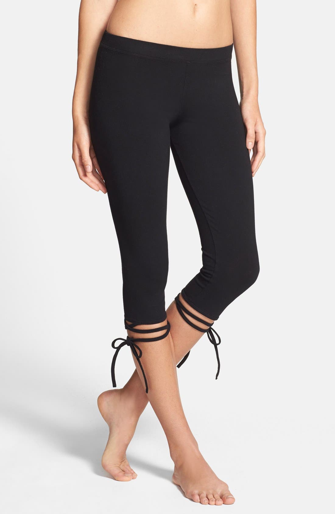 Solow LaceUp Capri Leggings Nordstrom