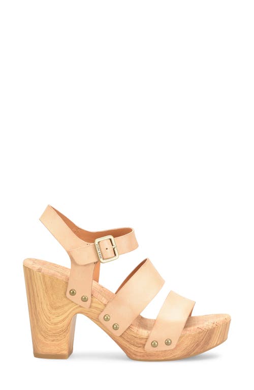 Shop Kork-ease ® Della Slingback Platform Sandal In Natural F/g