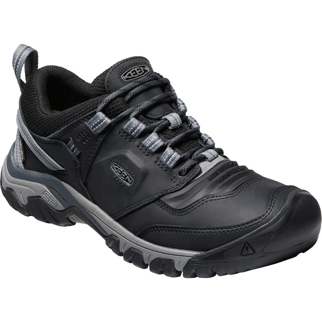 Keen Ridge Flex Waterproof Hiking Shoe In Black