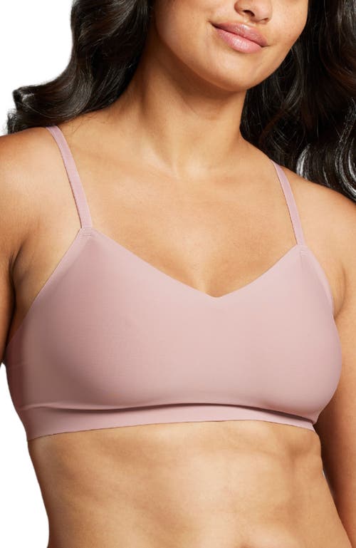 Shop Siella Invisible Bra In Dusty Rose